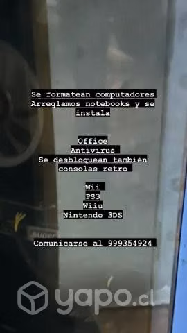 Se arreglan computadores