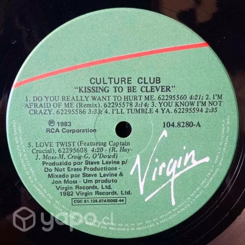 Culture Club - Kissing To Be Clever