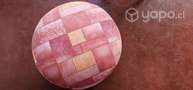 Pouf redondo cafe orange - Imagen 2