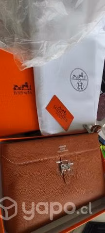 Clutch hermès camel - Imagen 2