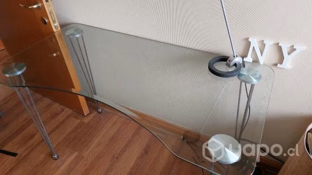 Escritorio de vidrio