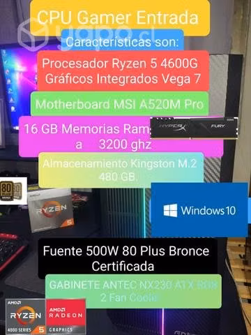CPU totalmente nuevo juegos entre otros