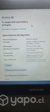 Notebook Samsung NP300e4c
