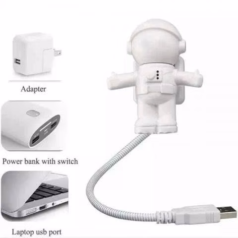 Lampara led usb de astronauta