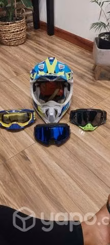 Casco + antiparras
