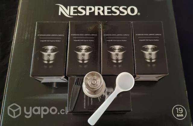 Nespresso Inssia + 5 capsulas reutilizables