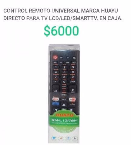 Control remoto universal marca huayu