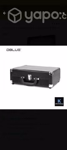 Tocadiscos con parlante bluetooth