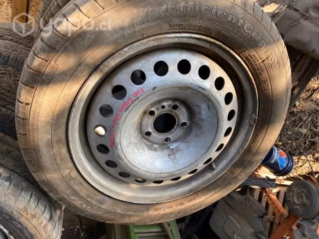 Llanta fierro c/neum goodyear 195/60R16 Doblo 2014