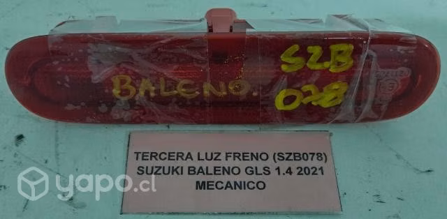 Tercera Luz Freno (SZB078) Suzuki Baleno GLS 1.4 2