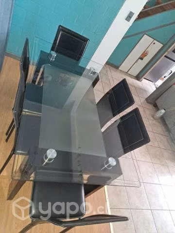 Conjunto: Mesa comedor 6 sillas + Rack - Imagen 3