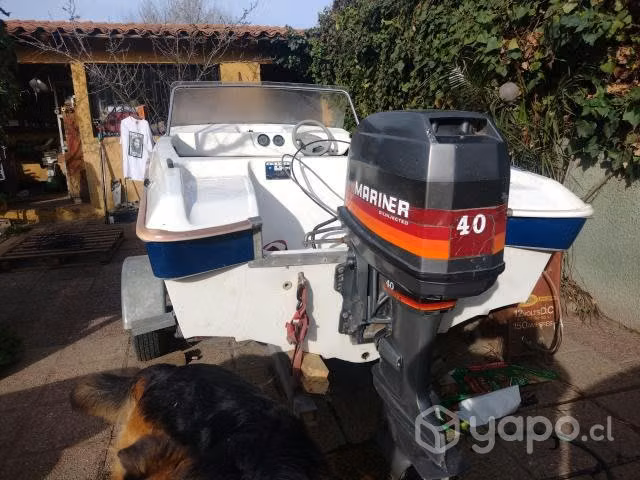 Omega 4.6 2004 mariner 40hp excelente