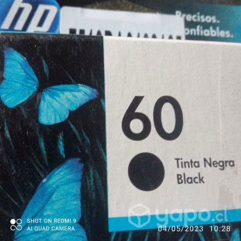 Packs de tintas hp 60 originales