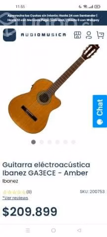 Guitarra electroacústica Ibanez