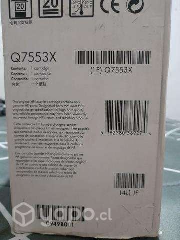 Hp Toner Laserjet Negro 53x Q7553x NUEVO - Imagen 2