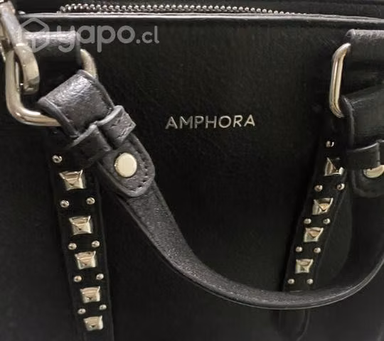 Cartera Amphora nueva con etiquetas. Negra - Imagen 2