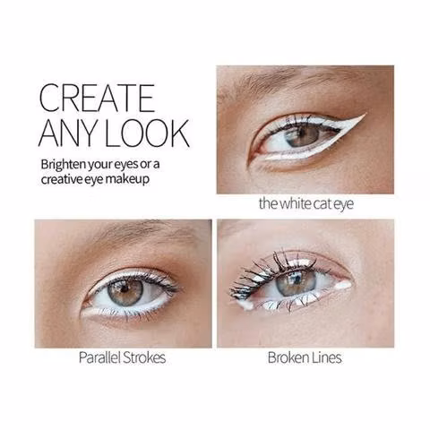 Delineador de Ojos Blanco Menow Nuevo