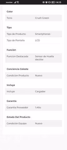 Celular nuevo