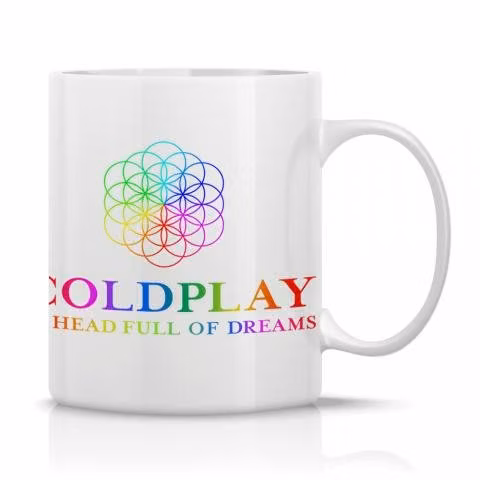 Taza/Tazon/Mug Coldplay Head Full Of Dreams Logo 1