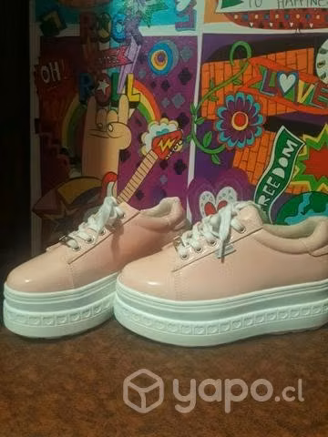 Zapatillas rosadas - Imagen 2