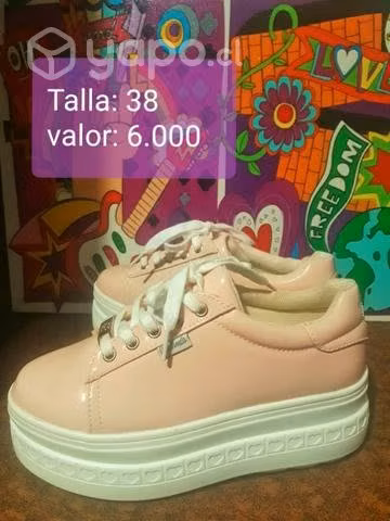 Zapatillas rosadas