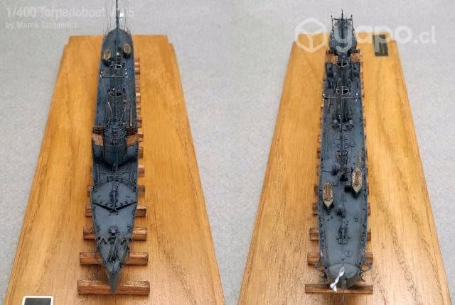 Maqueta Armable Torpedero Alemán V-106, Escala 1/4