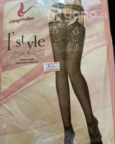 pantys con encajes mujer