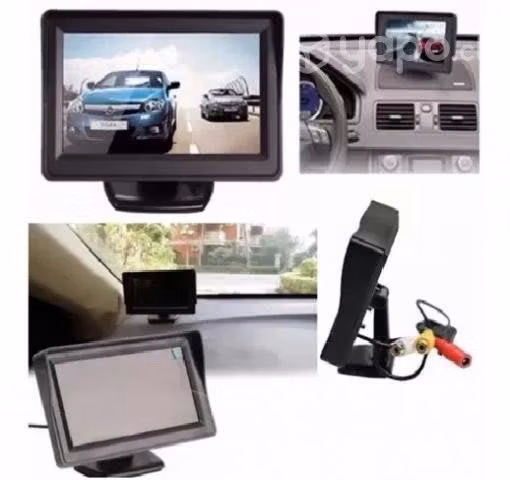 Kit Camara + Pantalla De Retroceso Auto Camión Bus