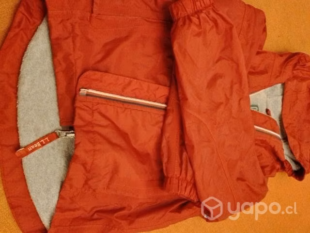 Parka forrada roja