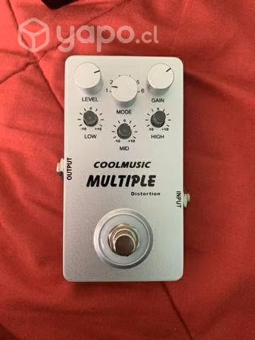 Pedal Distorsión Multiple Distortion Coolmusic
