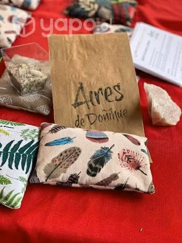 Sacos terapéuticos de cuarzo y hierbas