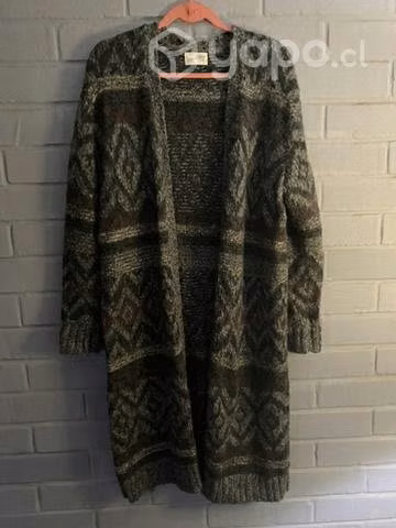 Sweater largo de lana