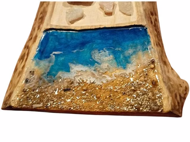 Tabla decorativa diseño playa