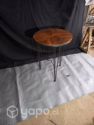 Mesa para terraza, metal parquet