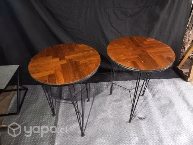 Mesa para terraza, metal parquet