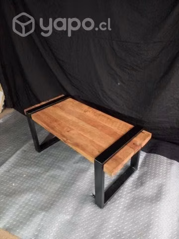 Mesa de centro metal madera