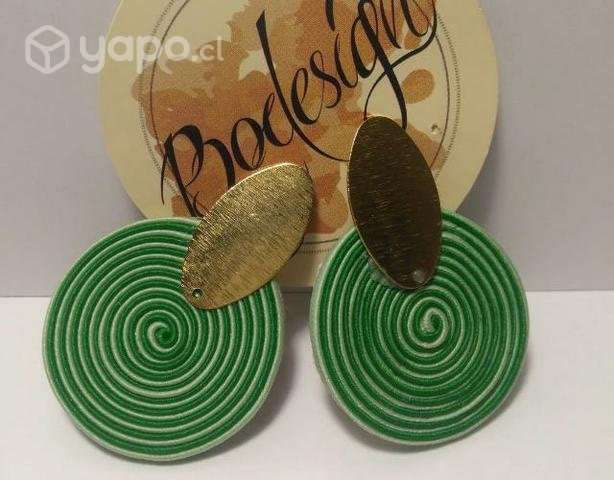 Maxi Aretes soutache - Imagen 3