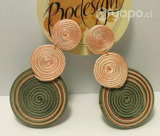 Maxi Aretes soutache - Imagen 5