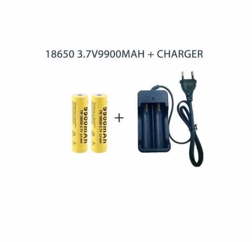 Batería 18650 Recargable D Iones D Litio+Cargador