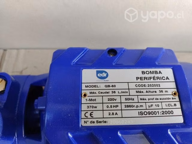 Bomba de Agua y Presostato
