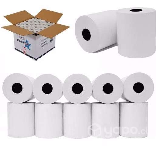Papel térmico 57x40mm 20mts