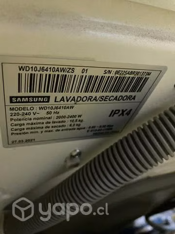 Lavadora Secadora Samsung 10,5 Kg