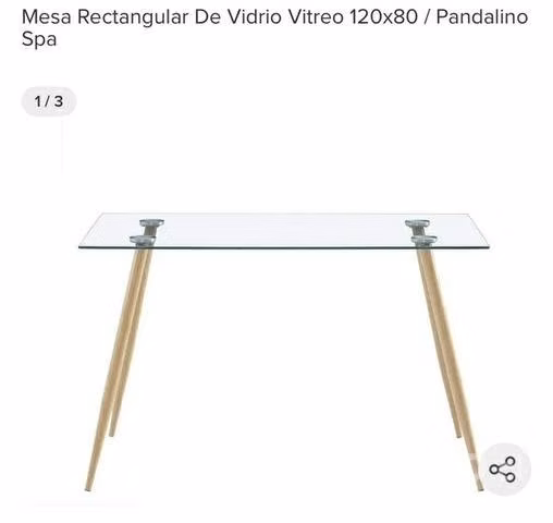 Mesa de vidrio