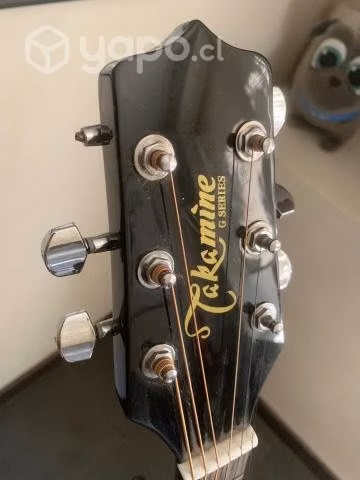 Guitarra Takamine y estuche Rockcase