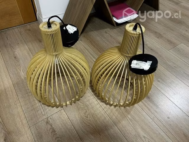 Lámparas de madera