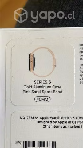 Apple Watch Series 6 de 40 mm