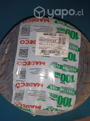 Cable eléctrico rollo 100 mts