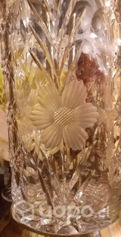 Hermosa lámpara de cristal cortado a mano - Imagen 2