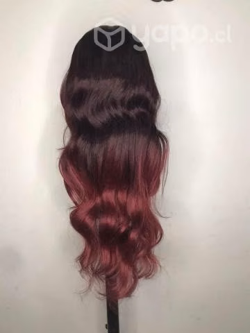 Peluca imperseptible de cabello sintetico