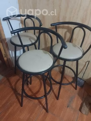 Sillas bar giratorias